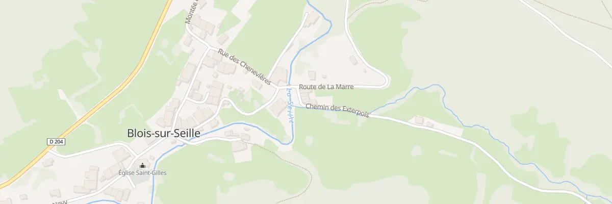 Plan du 3 Che des Exterpois à Blois-sur-Seille