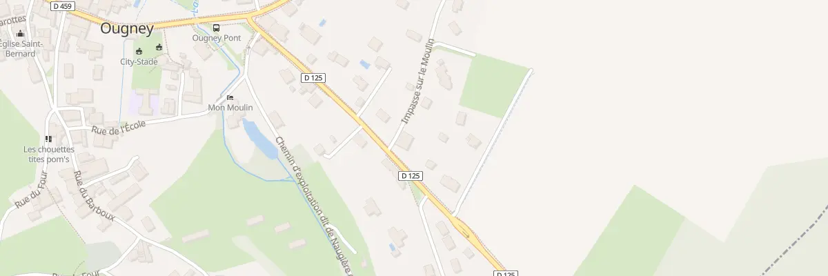 Plan du 15 Rte de Taxenne à Ougney