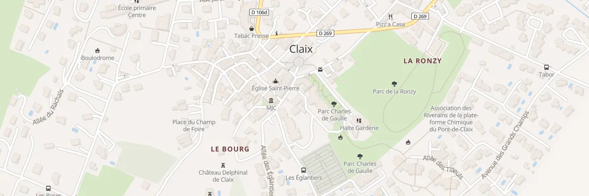 Plan du 2 Rue du 11 Novembre à Claix