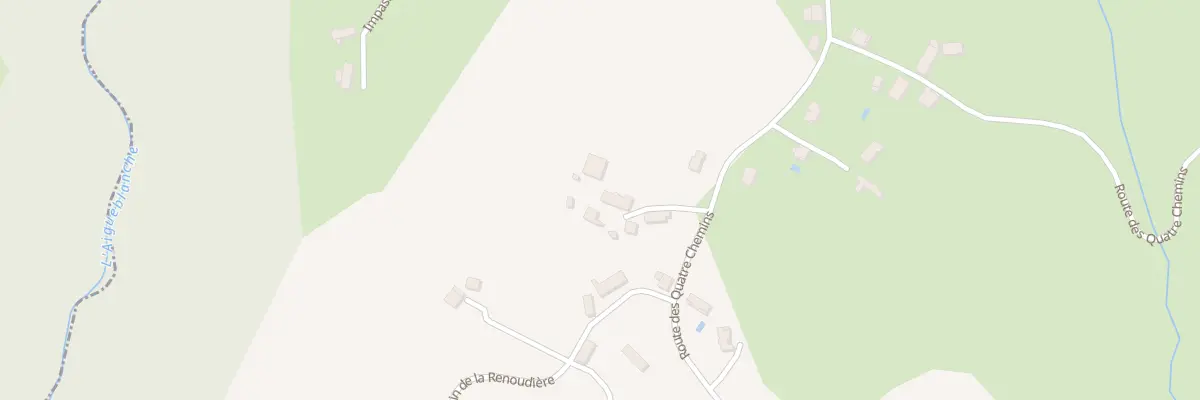 Plan du 1043 Rte des Quatre Chemins à Merlas