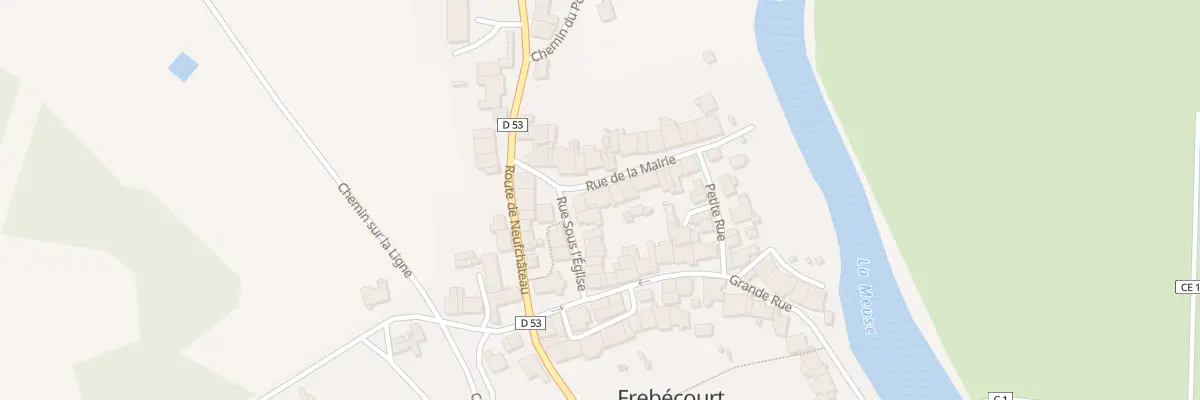 Plan du 11 Rue de la Mairie à Frebécourt