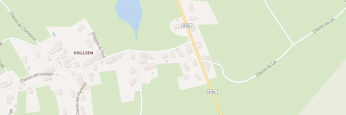 Plan du 5212 En Meuniere à Cuzieu