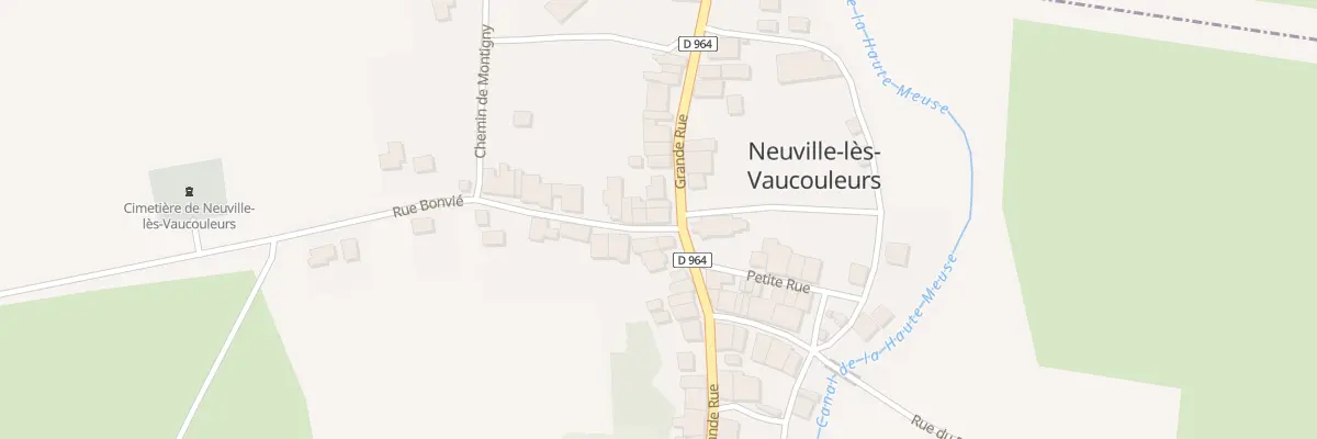 Plan du 2 Rue Bonvie à Neuville-lès-Vaucouleurs