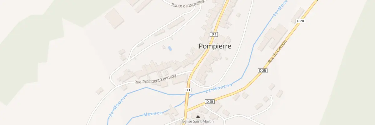 Plan du 23 Rue President Kennedy à Pompierre