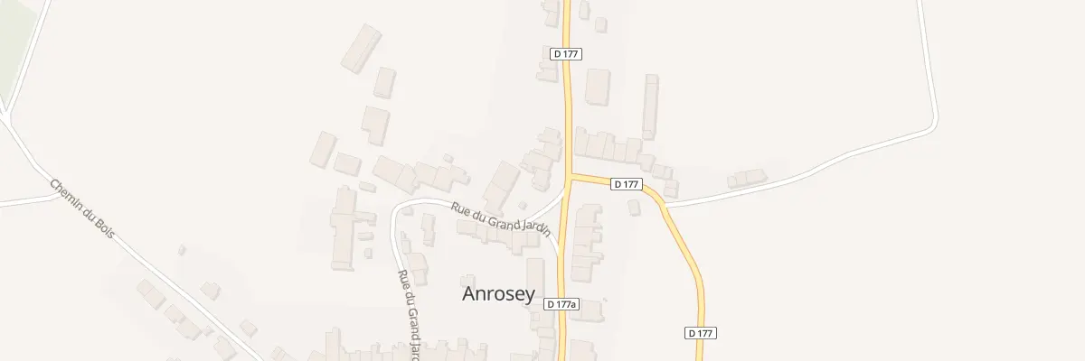 Plan du 13 Rue du Moulin de Gypse à Anrosey