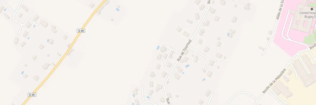 Plan du 948 Rue de Tournod à Belley