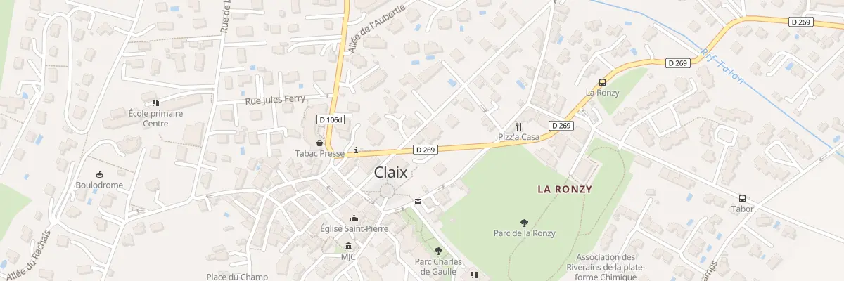 Plan du 2 Av Bougault à Claix