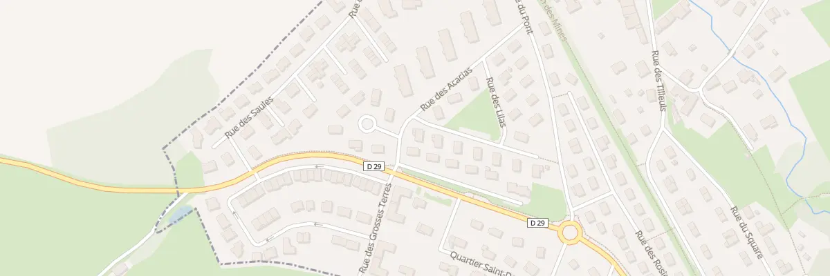 Plan du 1 Rue des Lilas à Gorcy