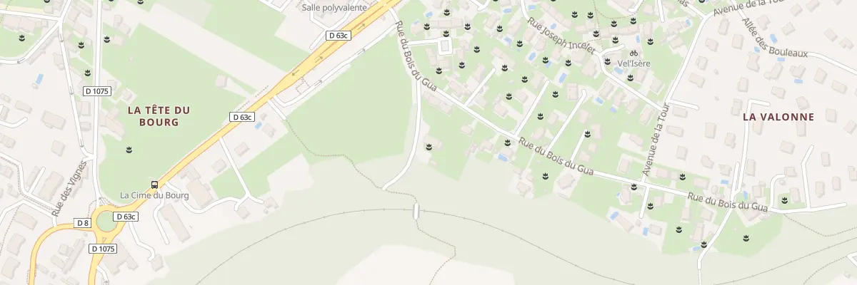 Plan du 8A Rue du Bois du Gua à Vif