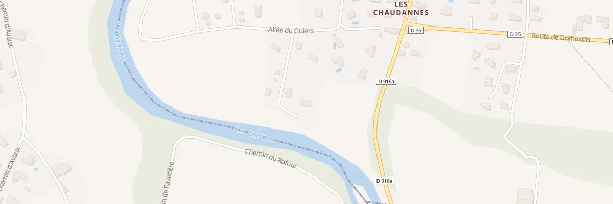 Plan du 245C All du Guiers à Belmont-Tramonet