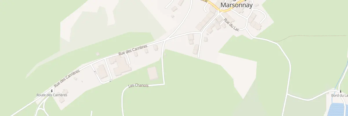 Plan du 5090 Les Chanois à Largillay-Marsonnay