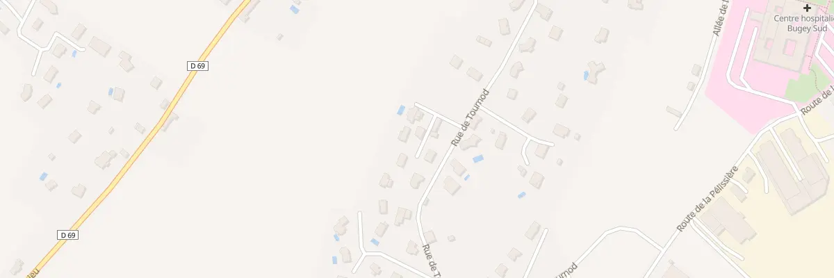 Plan du 948 Rue de Tournod à Belley