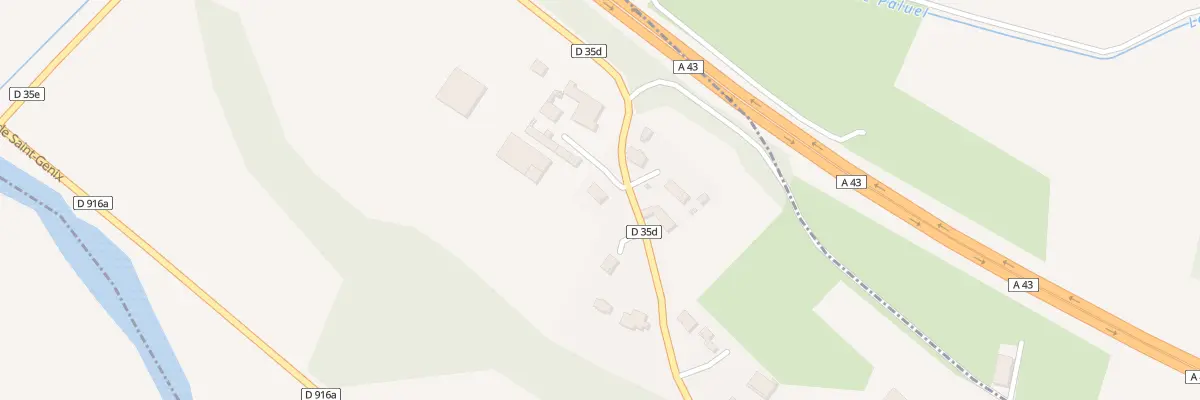 Plan du 1535A Rte du Village à Belmont-Tramonet