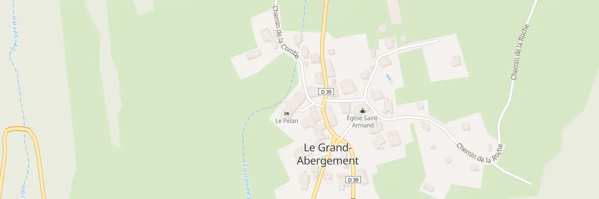 Plan du 4 Quartier des Gones à Haut Valromey