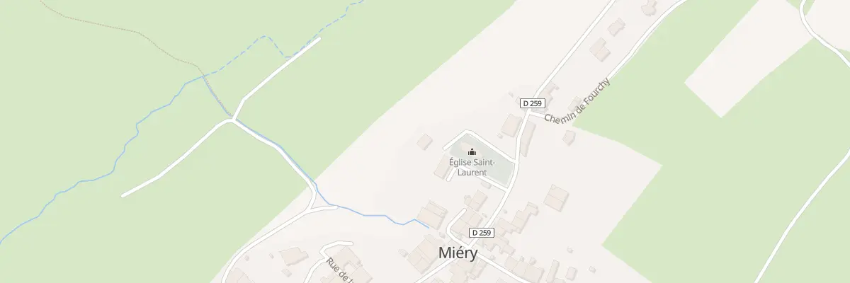 Plan du 4 Che de Sous la Ville à Miéry