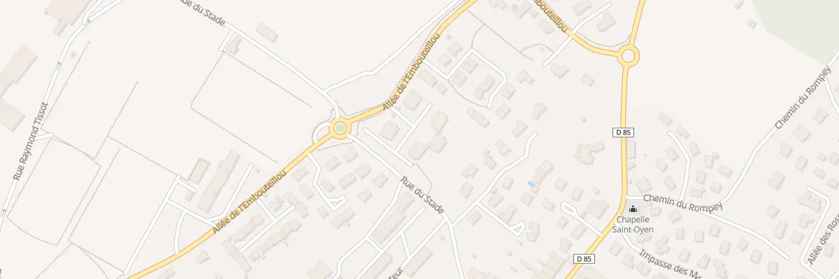 Plan du 47 Rue du Chane à Arbent