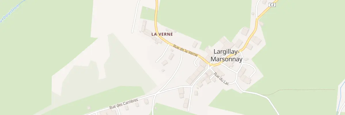 Plan du 1 Lot la Verne à Largillay-Marsonnay