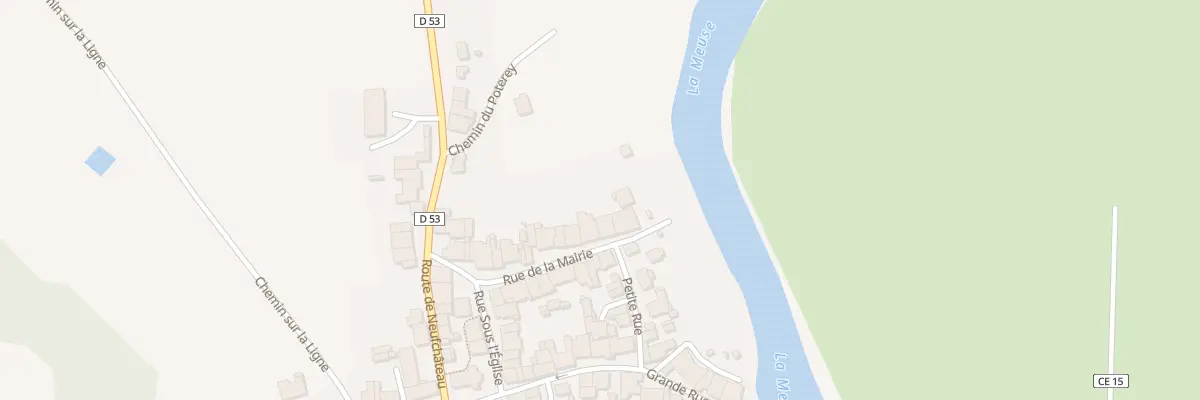 Plan du 18 Rue de la Mairie à Frebécourt