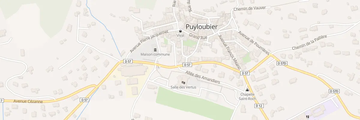 Plan du 5012 Le Village à Puyloubier