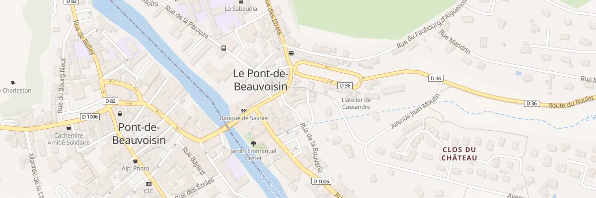 Plan du 4 Pl de la Bouverie au Pont-de-Beauvoisin