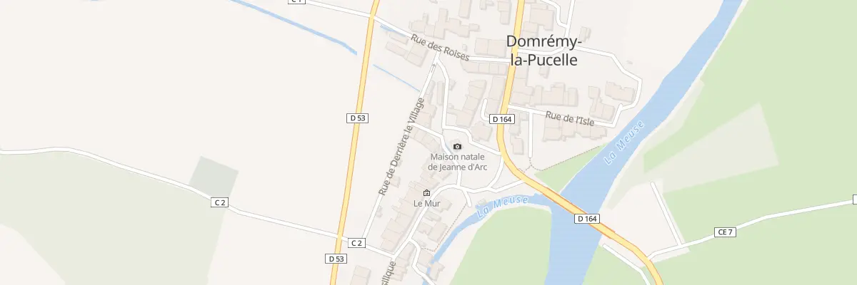 Plan du 3 Rue Derriere l’Eglise à Domrémy-la-Pucelle