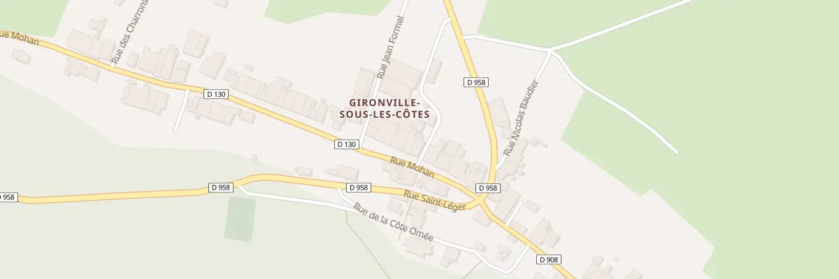 Plan du 10 Rue Mohan à Geville