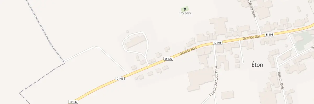 Plan du 9 Grande Rue à Éton