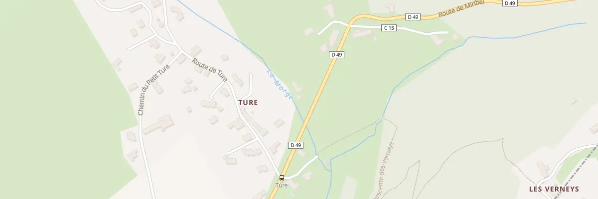 Plan du 1761 Rte de Miribel à Saint-Aupre