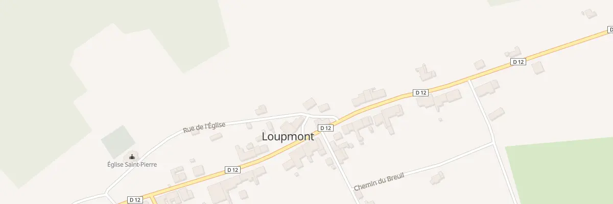 Plan du 18 Gr Grande Rue à Loupmont