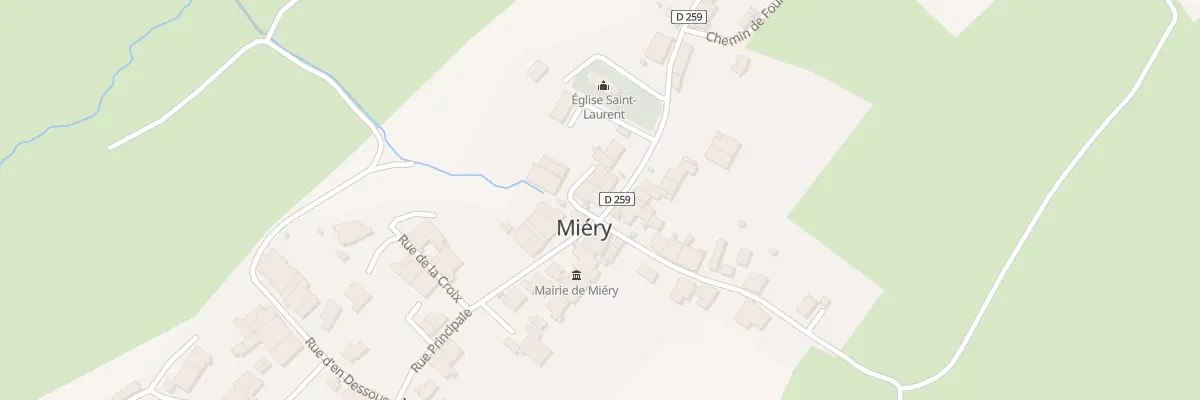 Plan du 12 Rue Principale à Miéry
