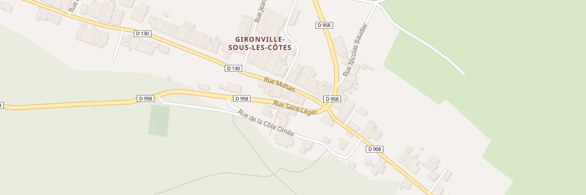 Plan du 3 Rue Mohan à Geville