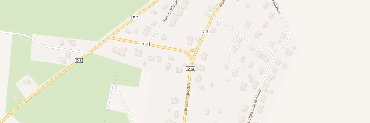 Plan du 2 Rue des Vignottes à Beaujeu-Saint-Vallier-Pierrejux-et-Quitteur
