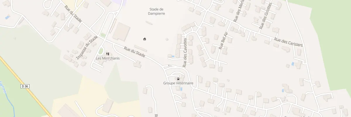 Plan du 4 Rue des Cavottes à Dampierre-sur-Salon