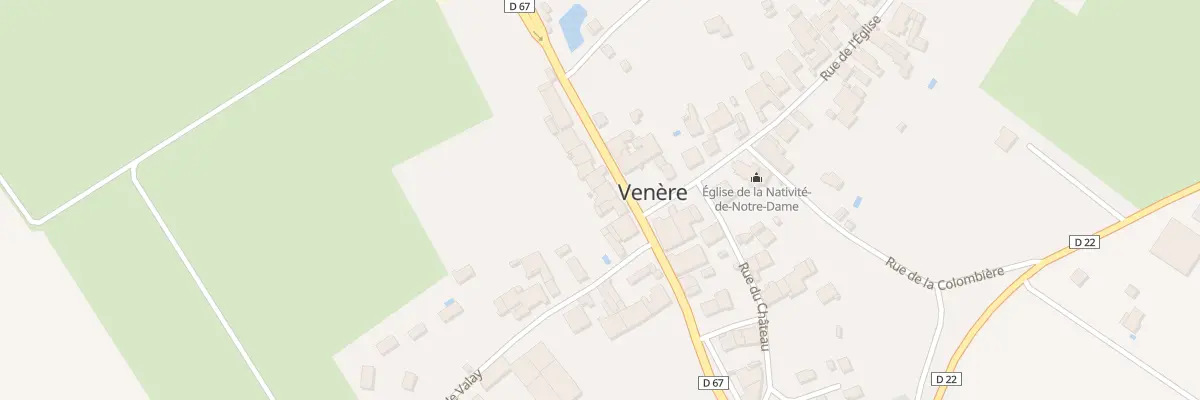 Plan du 8 Gr Grande Rue à Venère