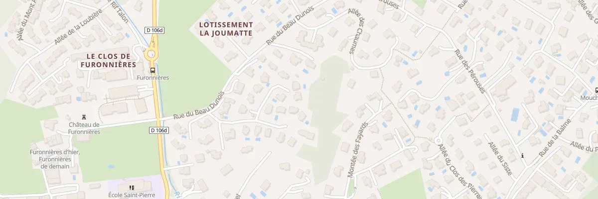 Plan du 8 All La Vigne des Perouses à Claix