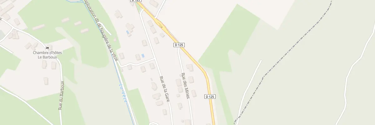 Plan du 7 Rue des Mines à Ougney
