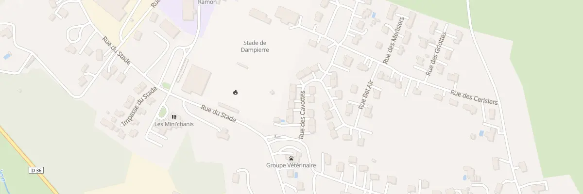 Plan du 10 Rue des Cavottes à Dampierre-sur-Salon