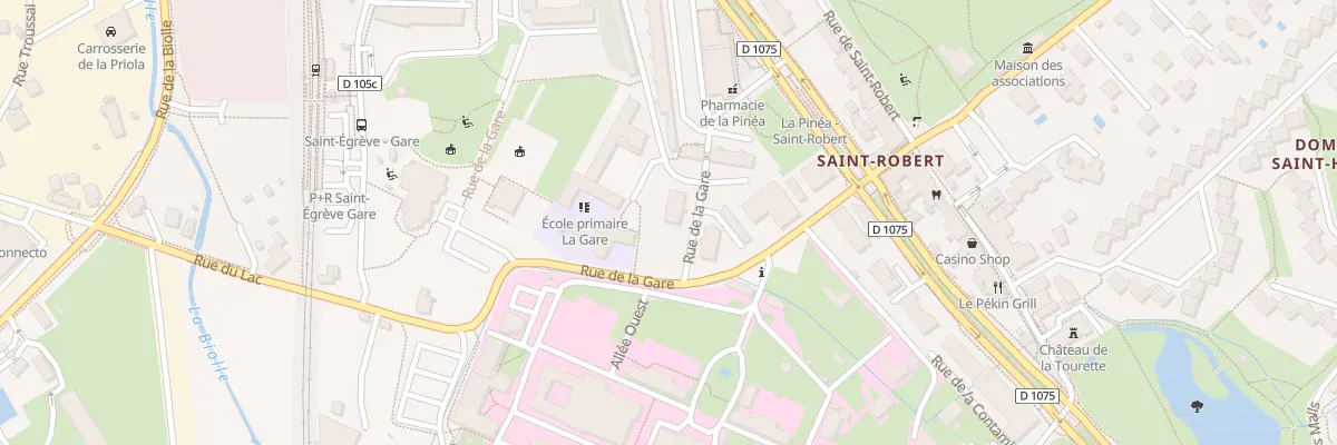 Plan du 24 Rue de la Gare à Saint-Égrève