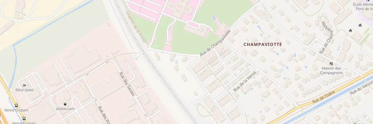 Plan du 59 Rue de Champaviotte à Saint-Égrève