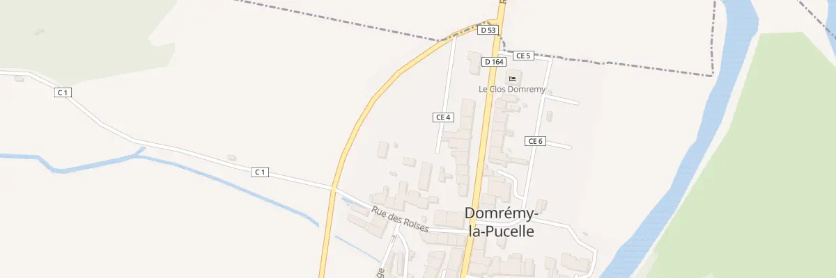 Plan du 4 Rue des Roises à Domrémy-la-Pucelle
