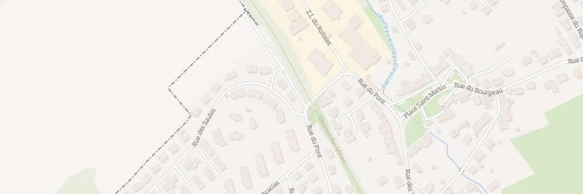 Plan du 2 Rue des Saules à Gorcy