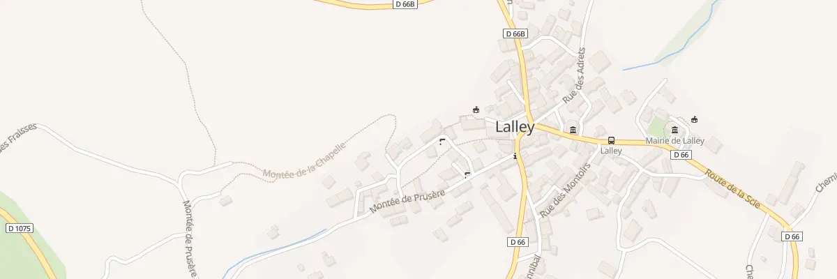 Plan du 84 Rue Côte Belle à Lalley