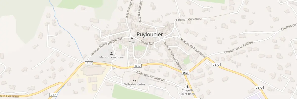 Plan du 1B Rue du Midi à Puyloubier