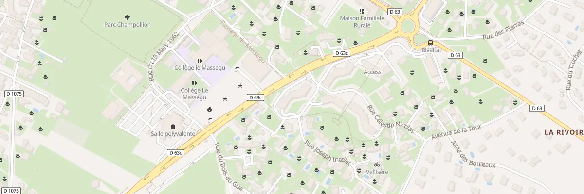 Plan du 36 Rue Joseph Incelet à Vif