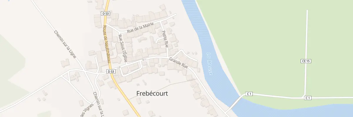Plan du 25 Grande Rue à Frebécourt