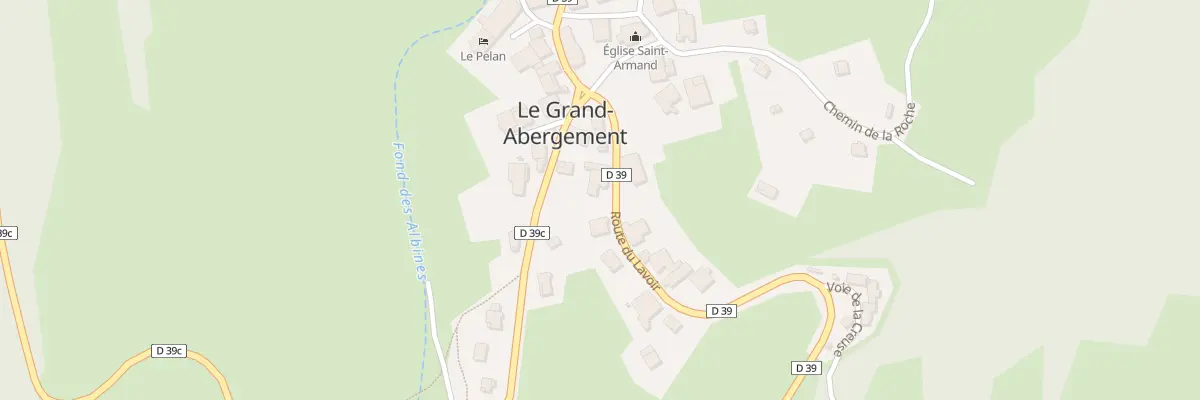Plan du 6 Rte du Lavoir à Haut Valromey