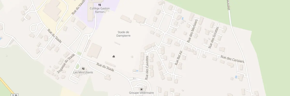 Plan du 14 Rue des Cavottes à Dampierre-sur-Salon