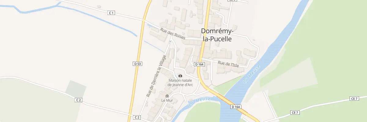 Plan du 3 Rue de l’Eglise à Domrémy-la-Pucelle