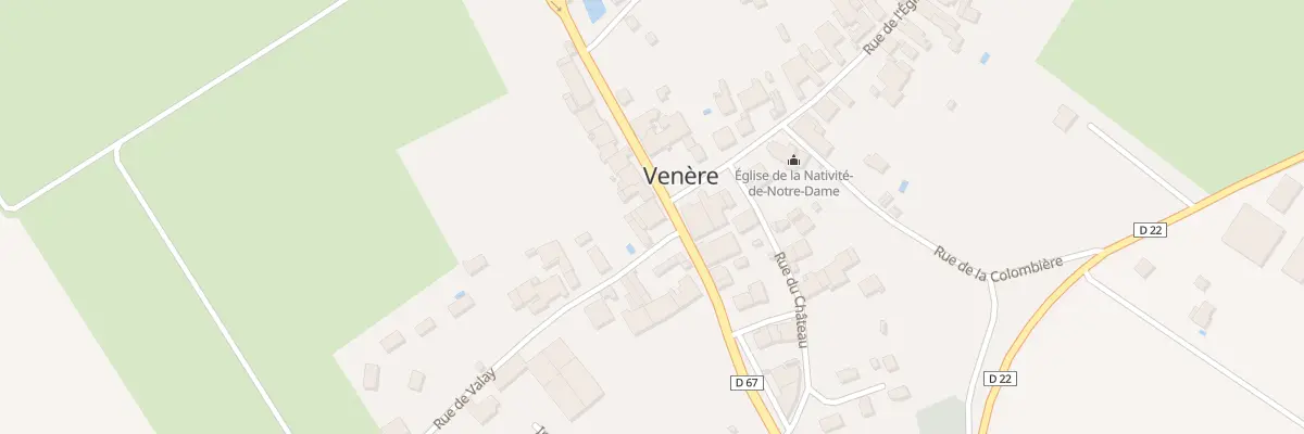 Plan du 1 Rue de Valay à Venère