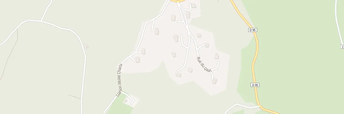 Plan du 6 Rue du Geai à Charix